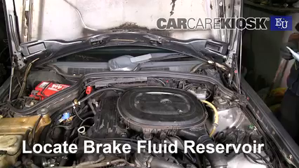 1989 Mercedes-Benz 190E 2.6 2.6L 6 Cyl. Brake Fluid Add Fluid